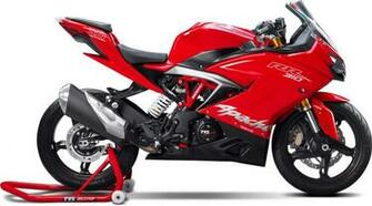 Tvs Apache Rr Showing Red Jpg