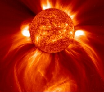 Solar Flare Sun Fire Glow Psychedelic Space Abstract Stars T Wallpaper