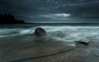 Stormy Sea Wallpaper Beach