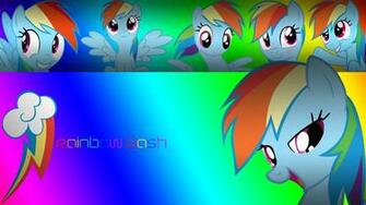Neon Rainbow Dash Wallpaper