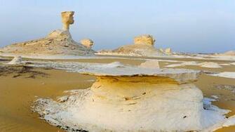 Egypt White Desert Oasis Desktop Pc And Mac Wallpaper