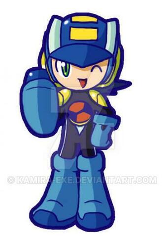 Chibi Megaman Exe By Kamira