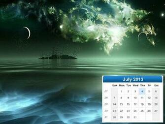 Desktop Calendar Nature New Year