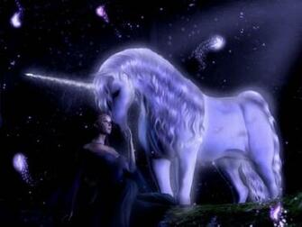 Unicorn And Lady Wallpaper Desktop Background