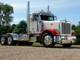 Peterbilt Semi Tractor Wallpaper Background