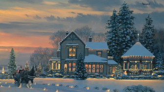 Holiday Vacation Happy Magic Christmas Wallpaper