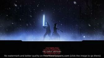 Finn Rey The Force Awakens 4k Wallpaper