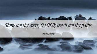 Psalms Kjv Desktop Wallpaper Shew Me Thy Ways O Lord