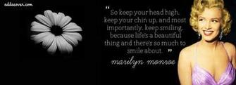 Marilyn Monroe Quote Covers Fb