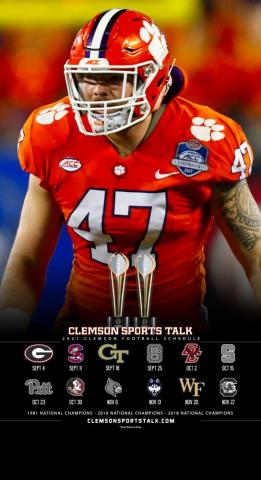 Clemson Schedule Wallpaper Sports Talk