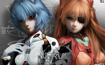 Ayanami Rei Sohryu Asuka Evangelion Wallpaper