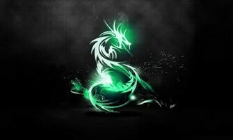 The Android Fierce Green Dragon Wallpaper Scan
