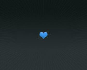 Blue Heart Desktop Pc And Mac Wallpaper