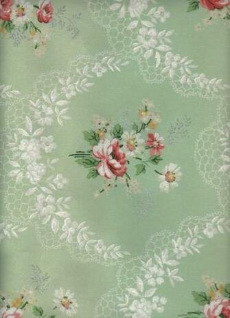 Sage Green Floral Wallpaper The Graphics Fairy