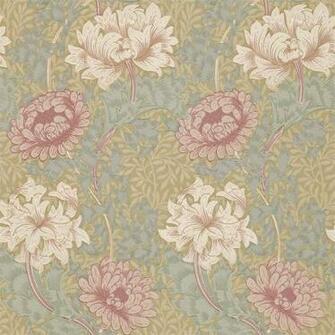 William Morris Co Compendium Ii Wallpaper Chrysanthemum
