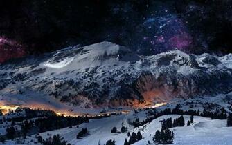 Snowy Mountains Wallpaper