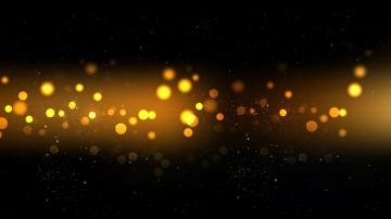 Black And Gold Blur Lights Background