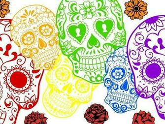 Cool Sugar Skull Background Art I Like