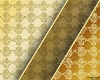 Raster Version Of Vector Brown And Gold Background With Abstract
