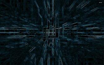 Melting Squares Wallpaper Abstract