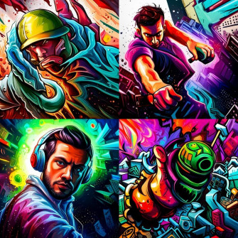 Ballistic Gaming Profile Picture Ai Generated Artwork