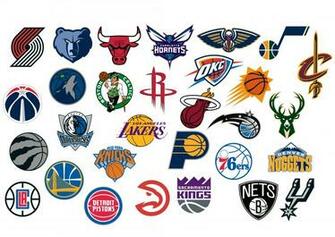 Nba Logo Collection Wall Decal Shop Fathead For Decor