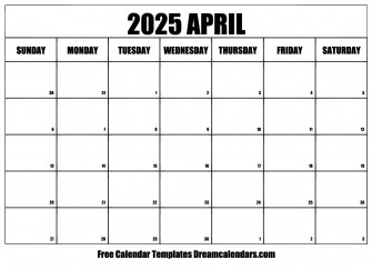 April Calendar Printable With Lines Wallpaper