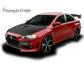 Cars HD Wallpaper Mitsubishi Lancer Evox Tuning Wall