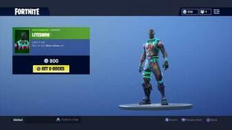 Fortnite Liteshow Skin Wallpaper