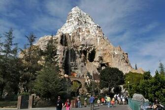 Matterhorn Disneyland Night February Photography