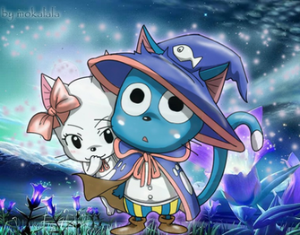 Happy And Carla Fairy Tail By Mokalala