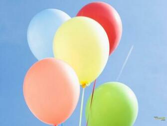 Youwall BirtHDay Party Balloons Wallpaper