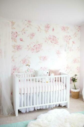 Harlow S Floral Wallpaper Nursery Reveal Favorite Home Decor
