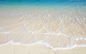 White Sand Beach Wallpaper Image
