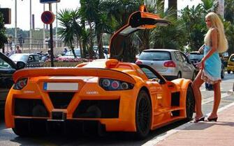 Wallpaper Gumpert Apollo Orange HD