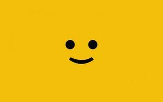 Wallpaper Happy Face Yellow