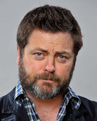The Unforgettable Nick Offerman Charming In His Signature Wallpaper