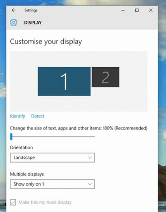 Dual Monitor Windows Computer Running
