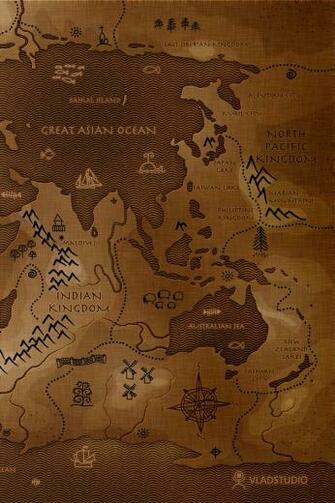 Old Map Simply Beautiful iPhone Wallpaper