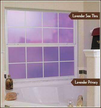 Lavender Deco Tint Decorative Window Film Wallpaper For Windows
