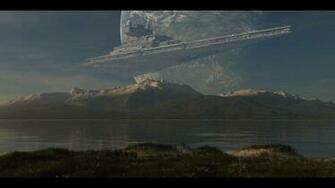 Star Wars Science Fiction Destroyer Photomanipulation Wallpaper