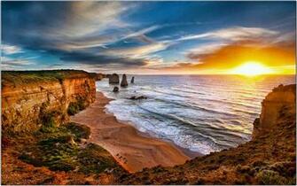 Wallpaper Sunrise Beach