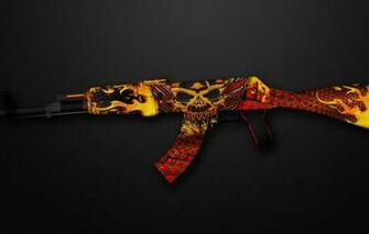 Wallpaper Background Flame Mesh Skull Gold Ak Bronze