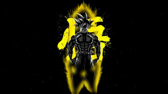 Goku Ultra Instint Wallpaper Black Personagens De Anime Desenho