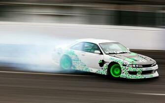 Drift Car Nissan Silvia S14 Wallpaper Background