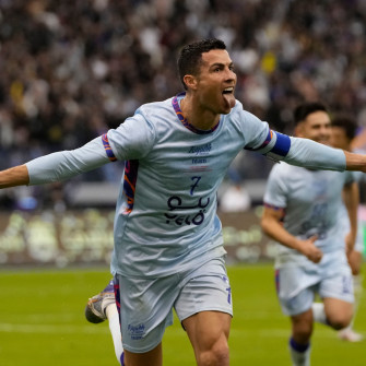 Photos Ronaldo Scores Twice In Saudi Reunion With Messi