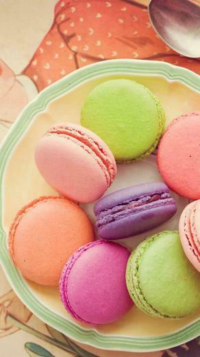Colorful Macaroons Wallpaper Sf