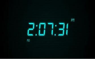 Working Clock Wallpaper For Desktop Digital Screensaver
