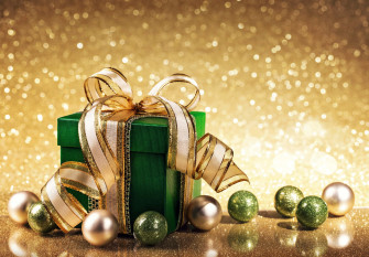 Gold Christmas Wallpaper
