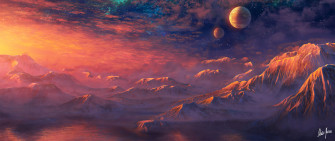 Alien World Nature Space 4k HD Artist Wallpaper Image